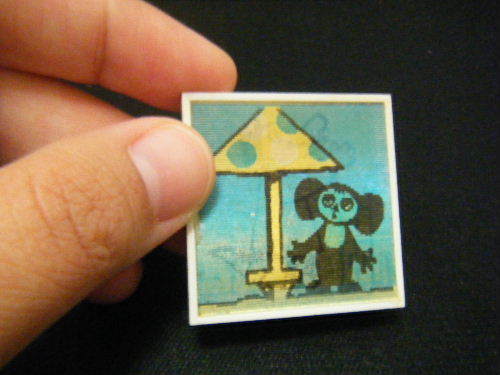 チェブ&ゲーナ 2面タイプ パラソル ピンバッジ 2