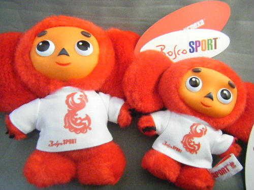 赤チェブラーシカ ぬいぐるみ